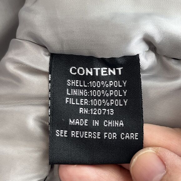 CG.L.CG Women's Vest Polyester Small Obre (Black, Gray, White) Zipper Pockets - Picture 6 of 8